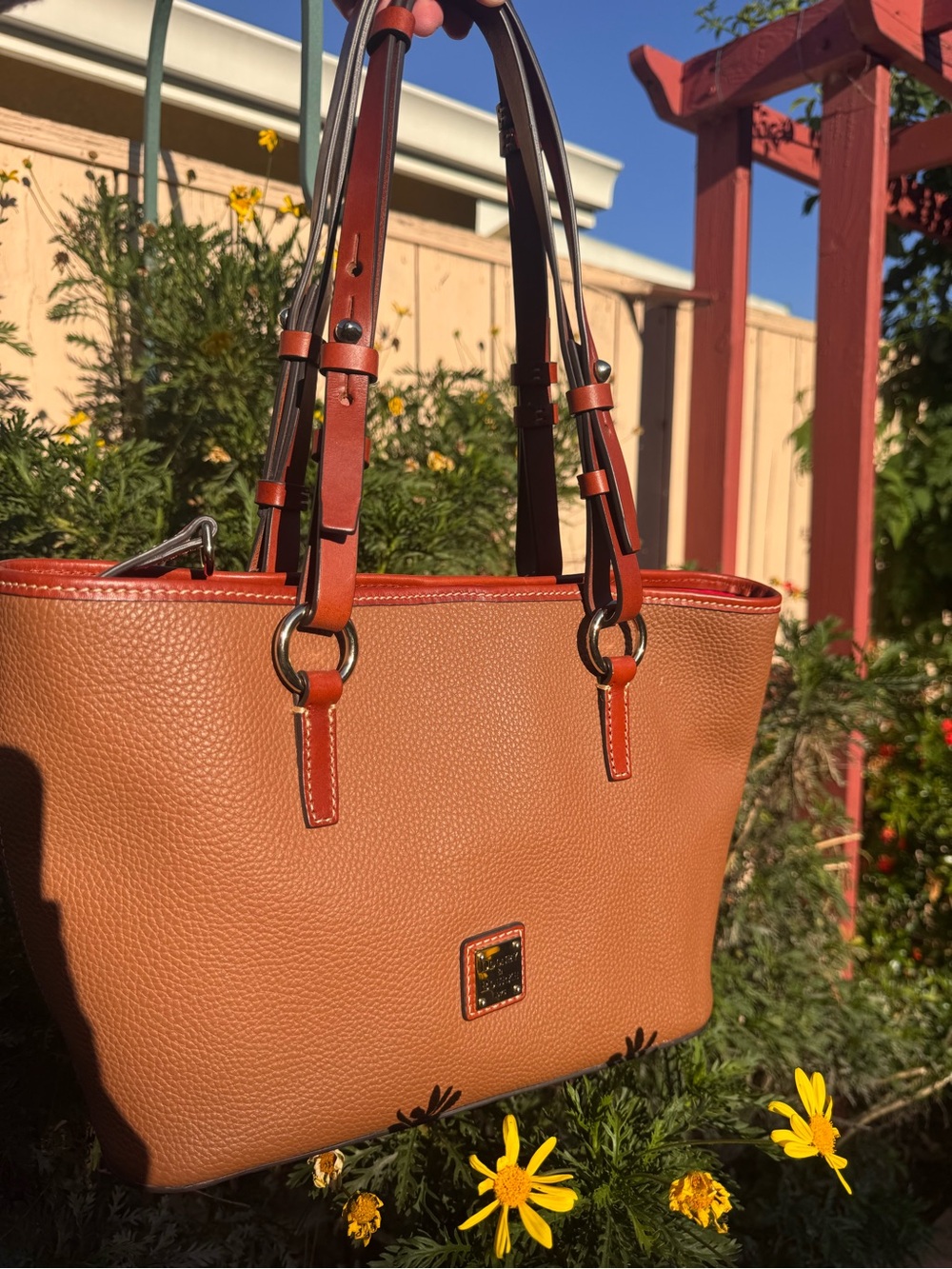 Dooney & Bourke Pebble Grain Small Briana Shoulder Bag
